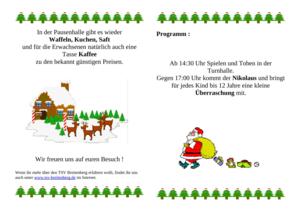 Nikolausfeier für Kinder bis 12 Jahren